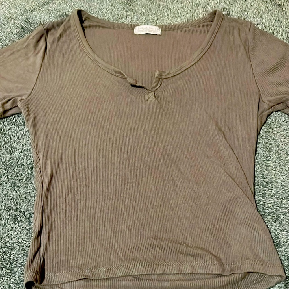 Haley & June size medium light green shirt